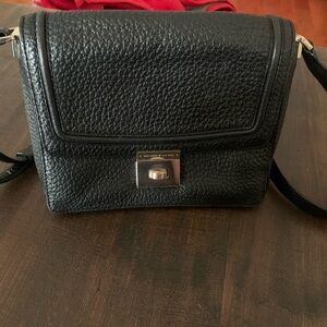 Kate Spade Black pebbled leather crossbody